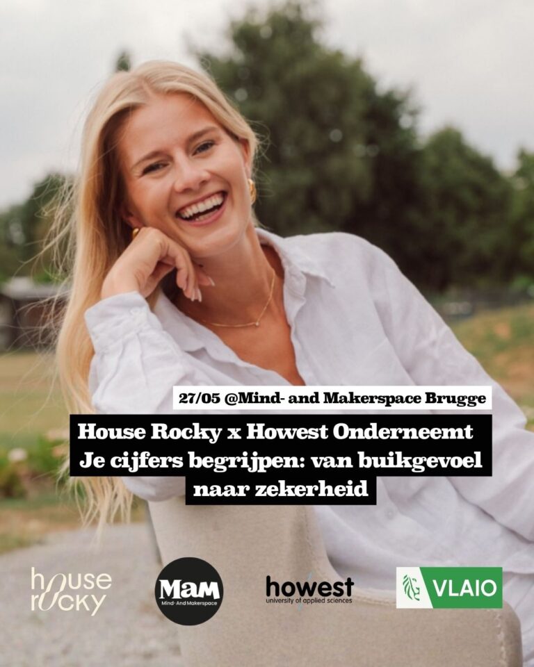 House Rocky x Howest Onderneemt – Je cijfers begrijpen: van buikgevoel naar zekerheid